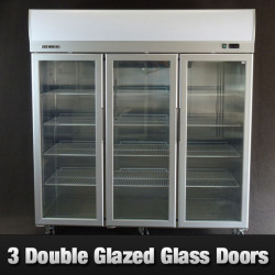 Fischer Triple Glass Door Freezer 1400L - YCF03-LB